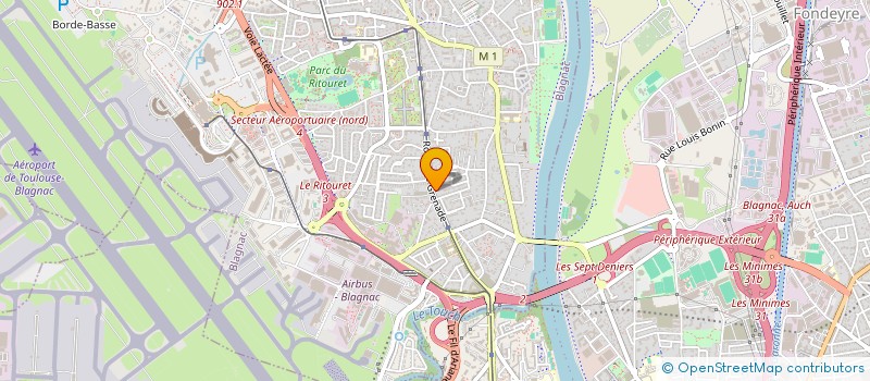 localisation de l'entreprise MADAME CLAIRE BOLLET  BEAUZELLE