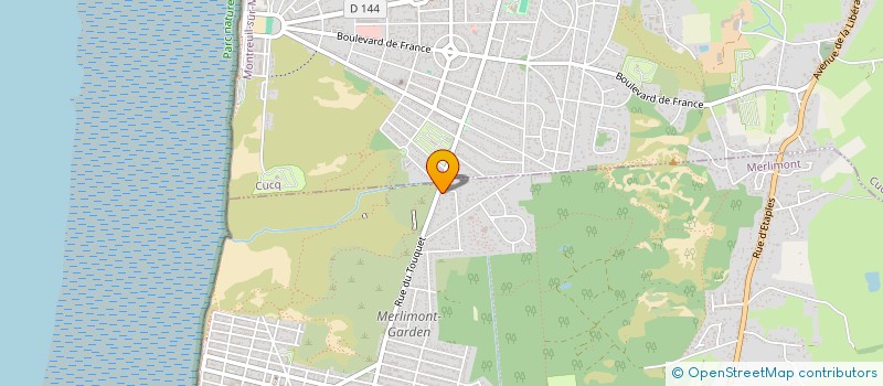 localisation de l'entreprise MADAME CLAIRE BOMBA  MERLIMONT