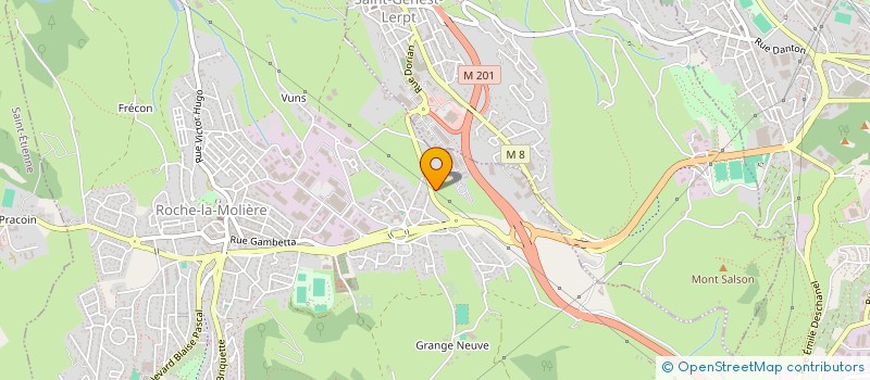 localisation de l'entreprise MADAME CLAIRE BONESIO  ROCHE-LA-MOLIERE