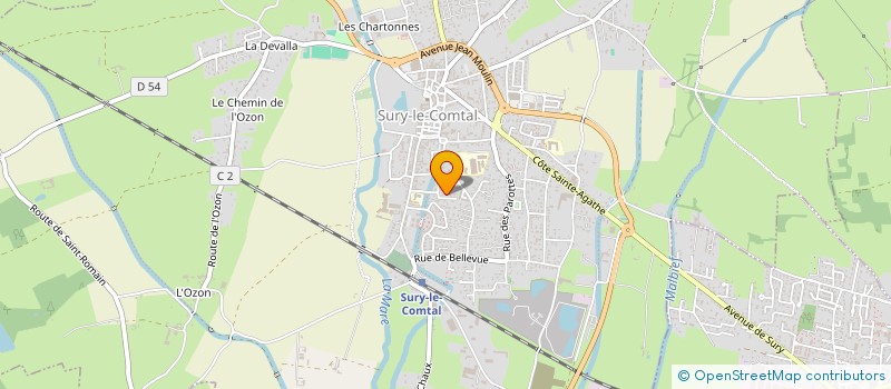 localisation de l'entreprise MADAME CLAIRE BONHOMME  BONSON