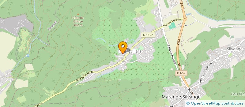 localisation de l'entreprise MADAME CLAIRE BONIN  PIERREVILLERS