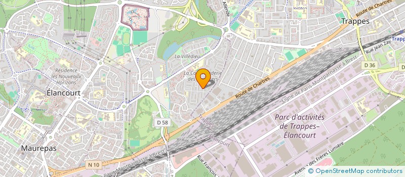 localisation de l'entreprise MADAME CLAIRE BONNEHON à ELANCOURT