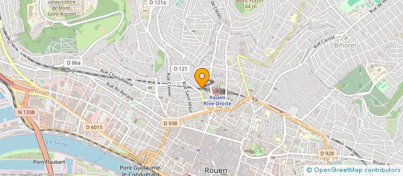 localisation de l'entreprise MADAME CLAIRE BONNERUE à ROUEN