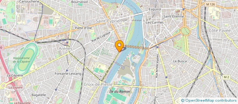 localisation de l'entreprise MADAME CLAIRE BONNET à TOULOUSE