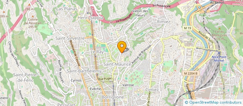 localisation de l'entreprise MADAME CLAIRE BONNET  NICE