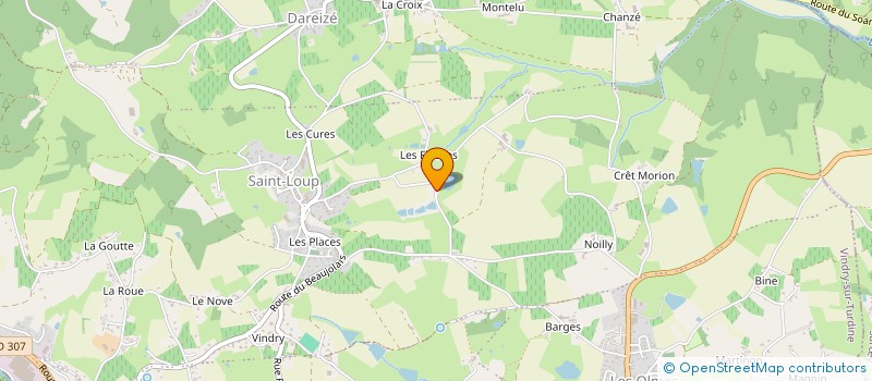 localisation de l'entreprise MADAME CLAIRE BONNIER  VINDRY-SUR-TURDINE