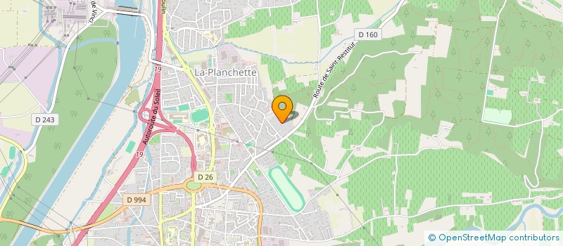 localisation de l'entreprise MADAME CLAIRE BONNIN  BOLLENE