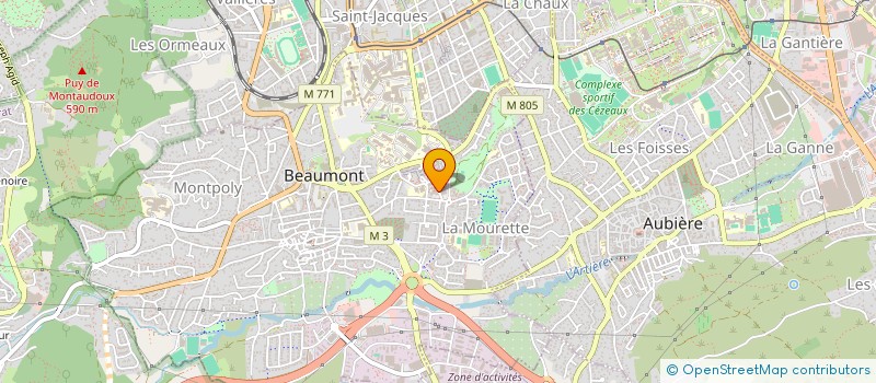 localisation de l'entreprise MADAME CLAIRE BORDILLON à BEAUMONT