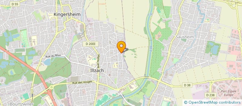 localisation de l'entreprise MADAME CLAIRE BORE  ILLZACH