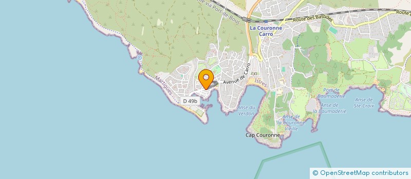 localisation de l'entreprise MADAME CLAIRE BOSQUET à MARTIGUES