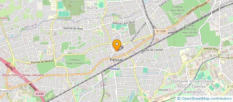 localisation de l'entreprise MADAME CLAIRE BOUC  PESSAC