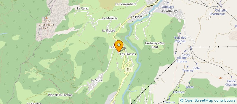 localisation de l'entreprise MADAME CLAIRE BOUCHE  LE GRAND-BORNAND