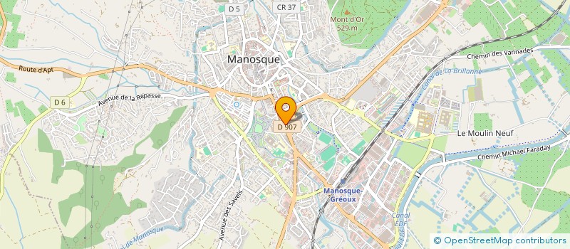 localisation de l'entreprise MADAME CLAIRE BOUCHEBKA à MANOSQUE