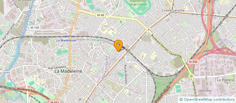 localisation de l'entreprise MADAME CLAIRE BOUDAILLIEZ à MARCQ-EN-BARŒUL
