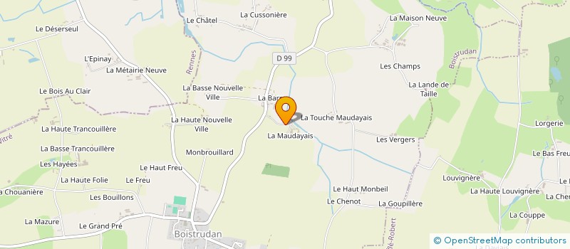 localisation de l'entreprise MADAME CLAIRE BOUE  RENNES