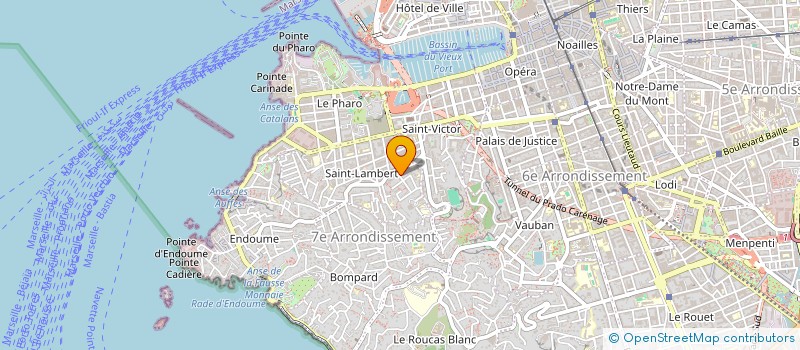 localisation de l'entreprise MADAME CLAIRE BOUGAULT à MARSEILLE