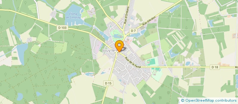 localisation de l'entreprise MADAME CLAIRE BOUHIER DE L'ECLUSE à JOUY-LE-POTIER