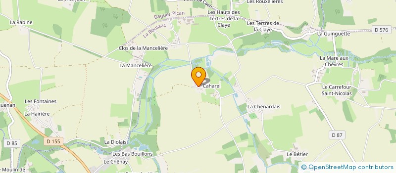 localisation de l'entreprise MADAME CLAIRE BOUILLIS  LA BOUSSAC