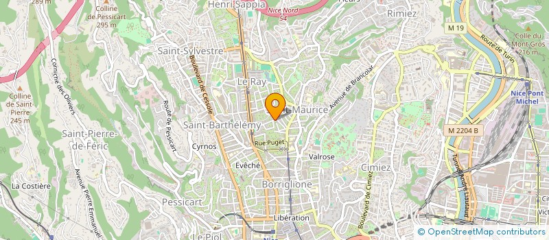 localisation de l'entreprise MADAME CLAIRE BOULAIS à NICE
