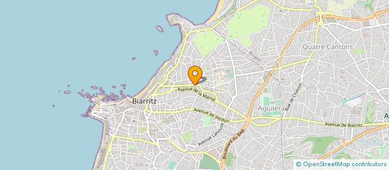 localisation de l'entreprise MADAME CLAIRE BOULANGER à BIARRITZ