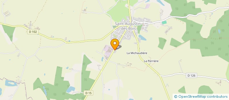 localisation de l'entreprise MADAME CLAIRE BOURDOISEAU  SAINT-AUGUSTIN-DES-BOIS