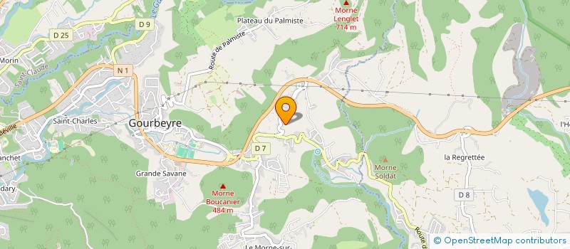 localisation de l'entreprise MADAME CLAIRE BOURDON  GOURBEYRE