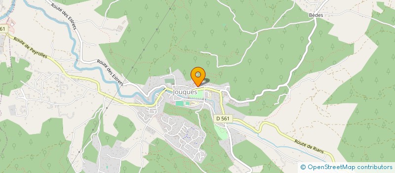 localisation de l'entreprise MADAME CLAIRE BOURGEOIS  JOUQUES