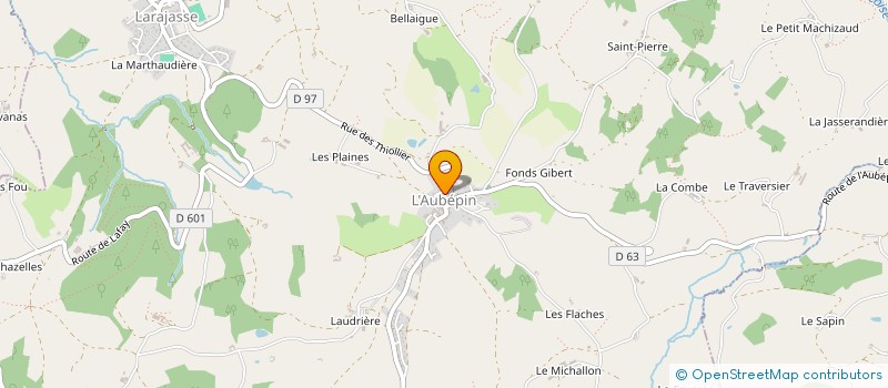 localisation de l'entreprise MADAME CLAIRE BOUSQUET  LARAJASSE