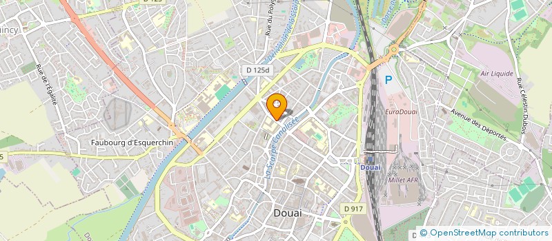 localisation de l'entreprise MADAME CLAIRE BOUTTEVILLE  DOUAI