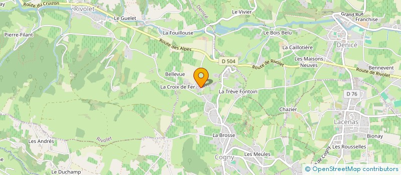 localisation de l'entreprise MADAME CLAIRE BOUVEYRON  COGNY