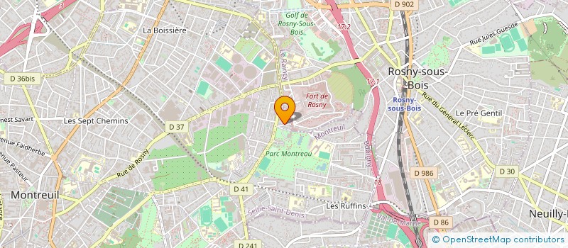 localisation de l'entreprise MADAME CLAIRE BOYER à MONTREUIL