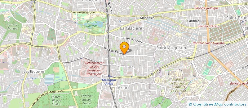 localisation de l'entreprise MADAME CLAIRE BRAILLON  MERIGNAC