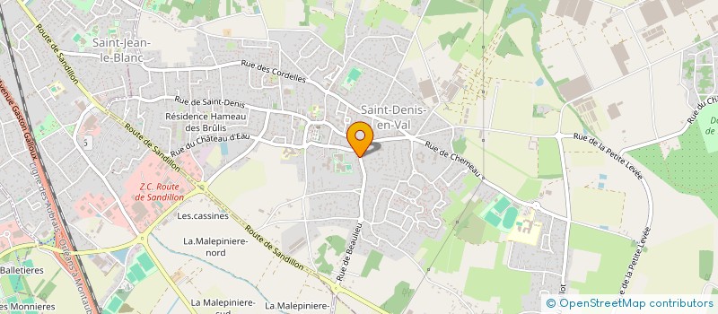 localisation de l'entreprise MADAME CLAIRE BRANCOTTE à SAINT-DENIS-EN-VAL