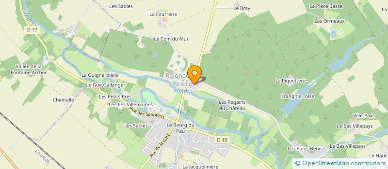 localisation de l'entreprise MADAME CLAIRE BRANSCOMBE  SAINT-QUENTIN-SUR-INDROIS