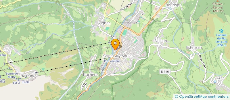 localisation de l'entreprise MADAME CLAIRE BRAS  SAINT-LARY-SOULAN