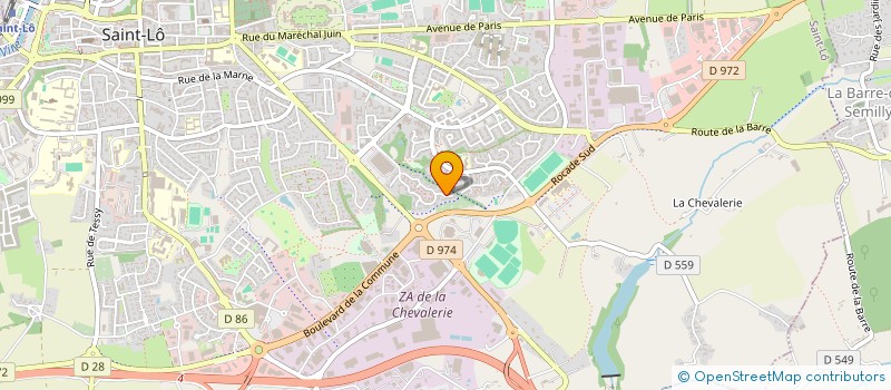 localisation de l'entreprise MADAME CLAIRE BREANT  SAINT-LO