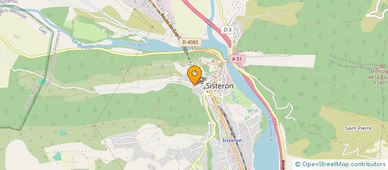 localisation de l'entreprise MADAME CLAIRE BREMOND  SISTERON