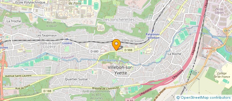 localisation de l'entreprise MADAME CLAIRE BRETAGNE  PALAISEAU