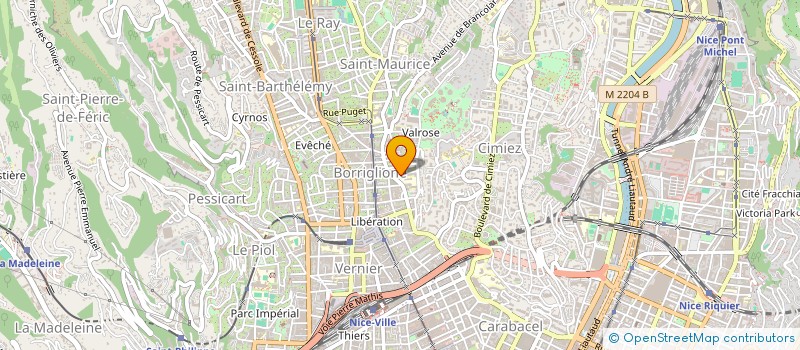 localisation de l'entreprise MADAME CLAIRE BRIANCON à NICE