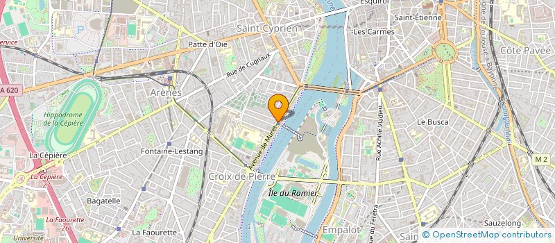 localisation de l'entreprise MADAME CLAIRE BRIANCON  TOULOUSE