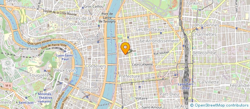 localisation de l'entreprise MADAME CLAIRE BRIDOUX  LYON