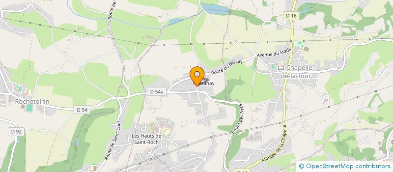 localisation de l'entreprise MADAME CLAIRE BRIOIS  LA TOUR-DU-PIN