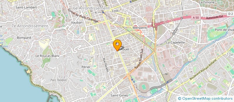 localisation de l'entreprise MADAME CLAIRE BROCHU  MARSEILLE