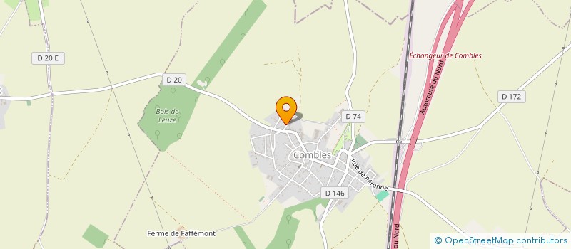 localisation de l'entreprise MADAME CLAIRE BRUNAUX  SAILLY-SAILLISEL