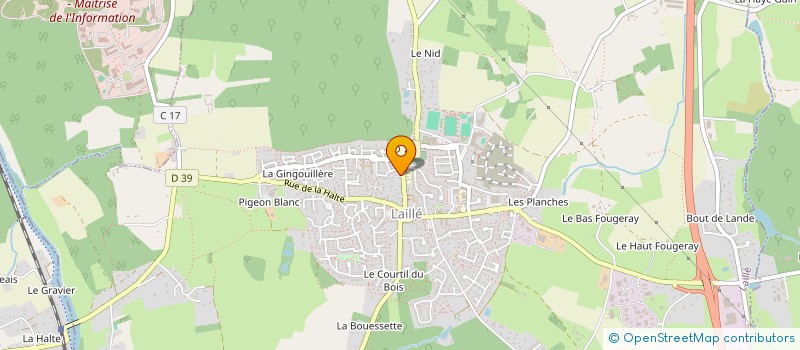 localisation de l'entreprise MADAME CLAIRE BRUNEL  LAILLE