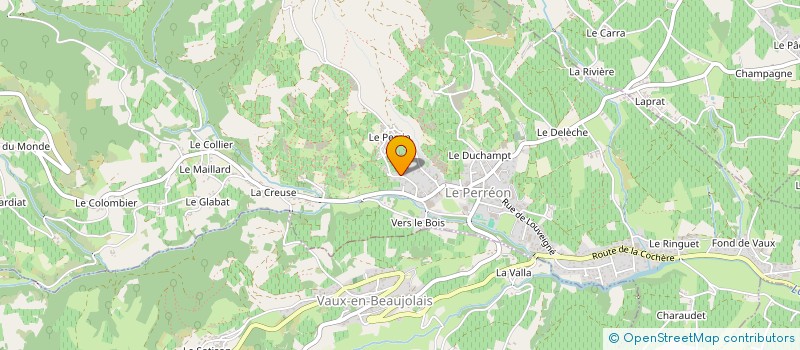 localisation de l'entreprise MADAME CLAIRE BRUNEL DE BONNEVILLE COLOMB  LE PERREON