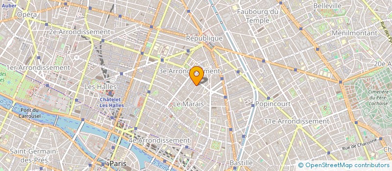 localisation de l'entreprise MADAME CLAIRE BRUNET  PARIS