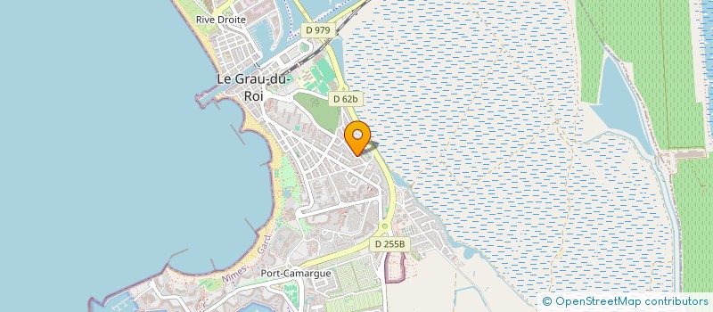 localisation de l'entreprise MADAME CLAIRE BRUNETTI  LE GRAU-DU-ROI