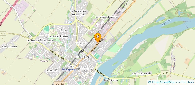 localisation de l'entreprise MADAME CLAIRE BRYON à BEAUGENCY