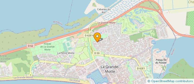 localisation de l'entreprise MADAME CLAIRE BULTEAU  LA GRANDE-MOTTE